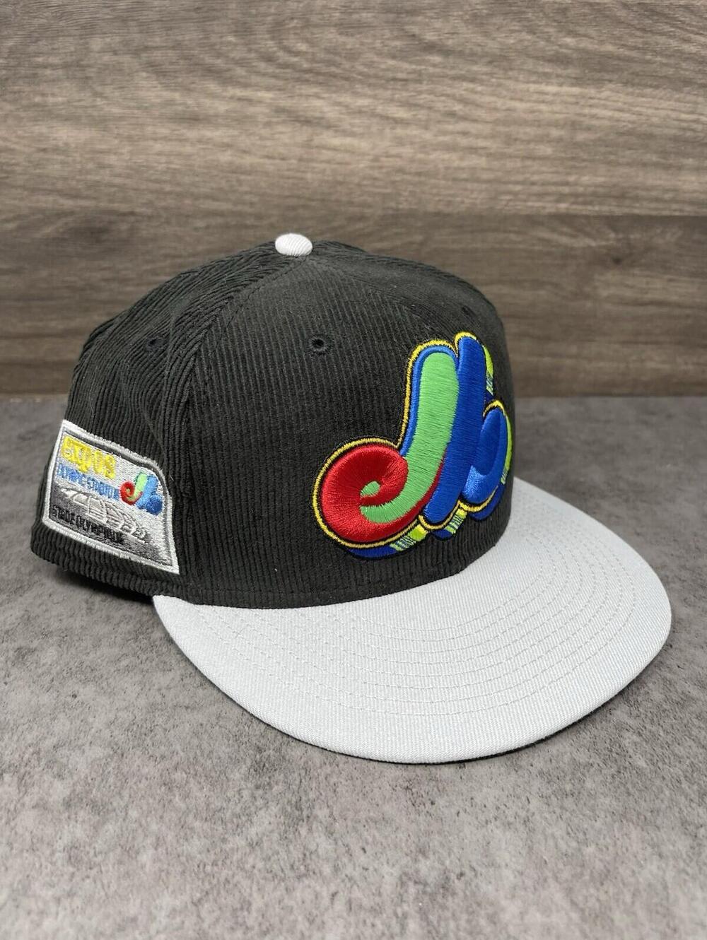 New Era Myfitteds Montreal Expos Hat Size 7 3/4 Olympic Stadium Fitted